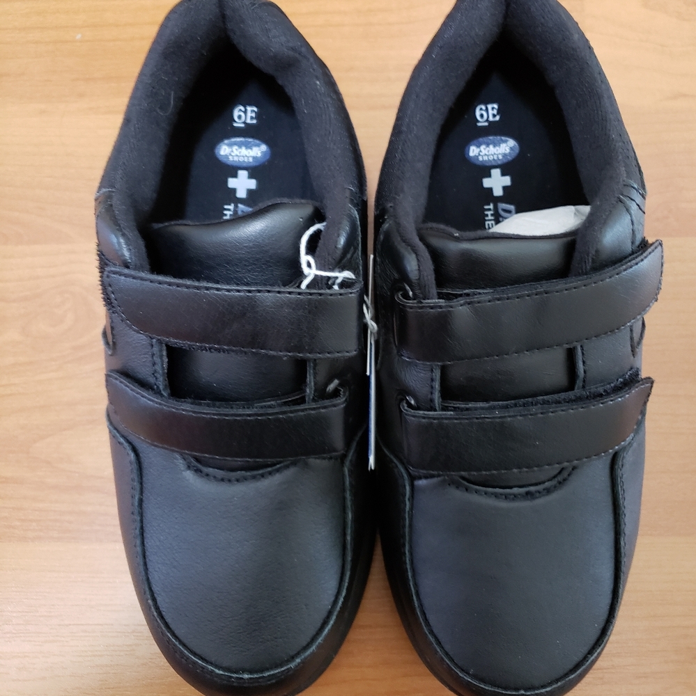 Dr. Scholls Women's Therapeutic Casual Blk Shoe (Wide Width) New w/o box Size 6E